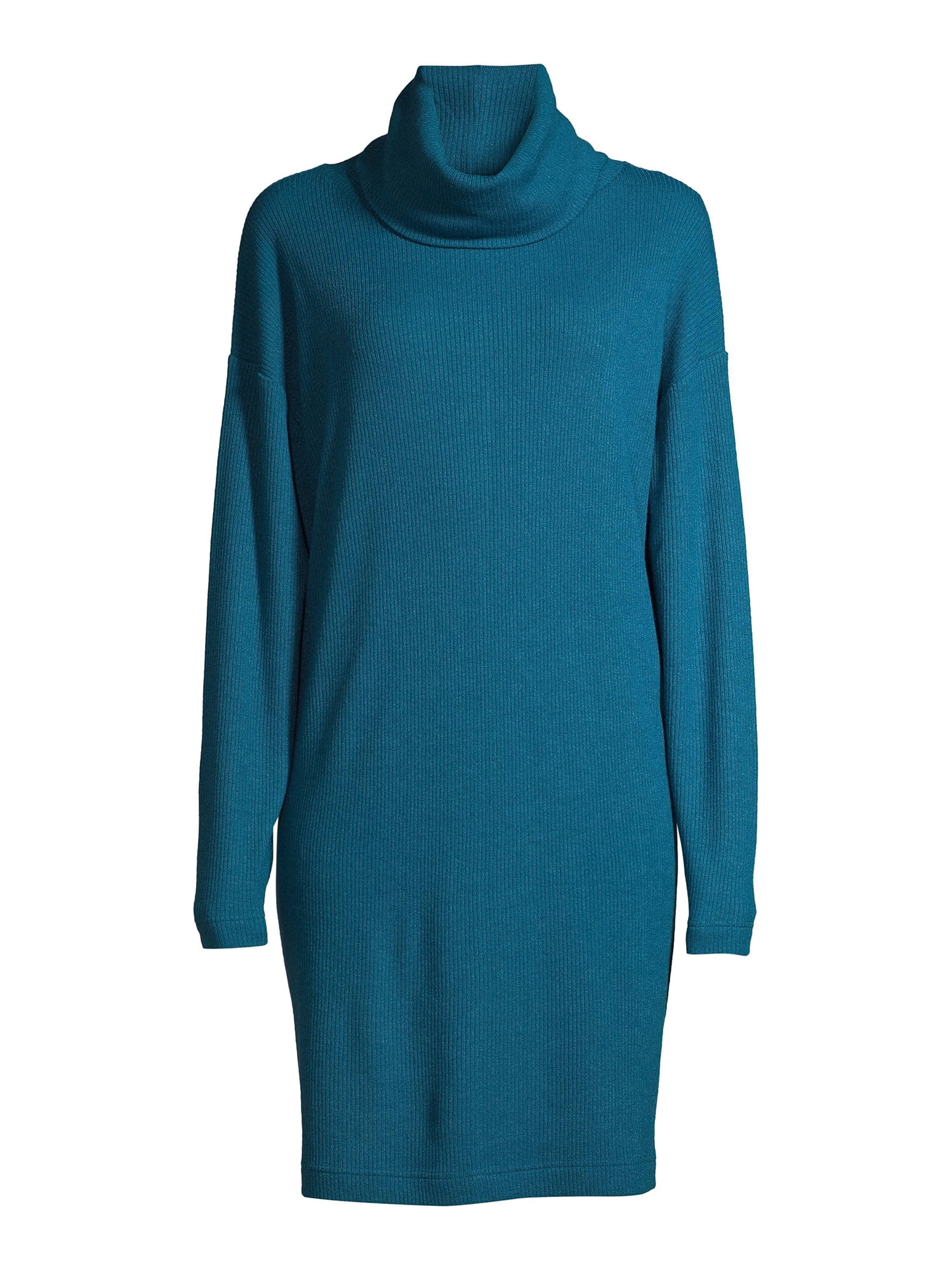 Time and Tru Women's Cowlneck Dress 