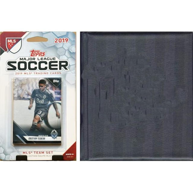 WHITECAP19 MLS Vancouver Whitecaps Ensemble d'Équipe et Album de Rangement sous Licence 2019 Topps