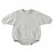 thumbnail image 1 of Body De Bebé Canastilla Onesies Para Niños Pequeños Otoño Primavera Niñas Niños Lindo Mameluco Manga Larga Botón Sudadera Monos Gris Odeerbi LM103-2585, 1 of 8