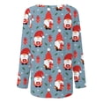 thumbnail image 5 of Tops de Otoño Para Mujer Tops Con Estampado de Navidad Moda Casual Manga Larga Cuello Redondo Blusa Suelta Camisas Odeerbi  ODB181468, 5 of 5