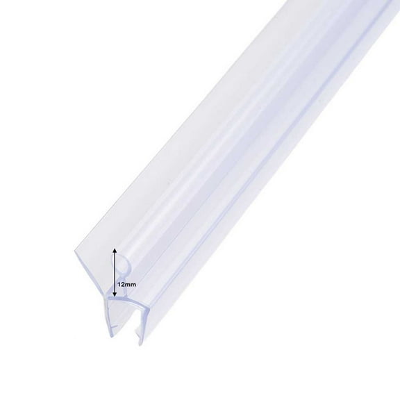 2Pcs 50Cm Replacement Seal Shower Shower Door Seal 4-6Mm Water Deflector Glass Fixture Accessories Household Bathroom