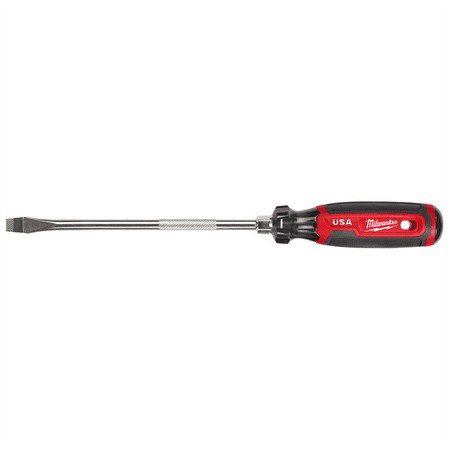Milwaukee Tool 3/8" Slotted 8" Cushion Grip Screwdriver (USA)