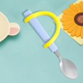 thumbnail image 3 of Anti-Shake Eating Aid Tableware Silicone Eating Tool Spoon with Strap, 3 of 8