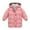 Pink, variant on Kids Mid-Length Quilted Padded Winter Coat Hooded Warm Outerwear for Girls & Boys (Ages 12 Months-8 Years, 5 Colors)