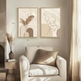 thumbnail image 4 of Framed Boho Sunflower Wall Art for Living Room, Large Yellow Emerald Green Floral Canvas Artwork for Walls, 3 Piece Bohemian Sun Lily of the Valley Wall Art Prints for Bedroom Wall Decor, 16x24 In, 4 of 6