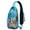 Sky-blue-153, variant on Crossbody Sling Backpack for Women Men Green Dolphin Figure Shoulder Sling Crossbody Casual Chest Bag for Travel Sports Running Hiking