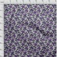 thumbnail image 4 of oneOone Cotton Flex Purple Fabric Floral Retro Fabric For Sewing Printed Craft Fabric By The Yard 40 Inch Wide, 4 of 5