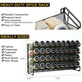 thumbnail image 4 of SpaceAid Spice Rack Organizer with 36 Jars, 4.4"D x 17.2"W x 10.8"H, Black, 4 of 6