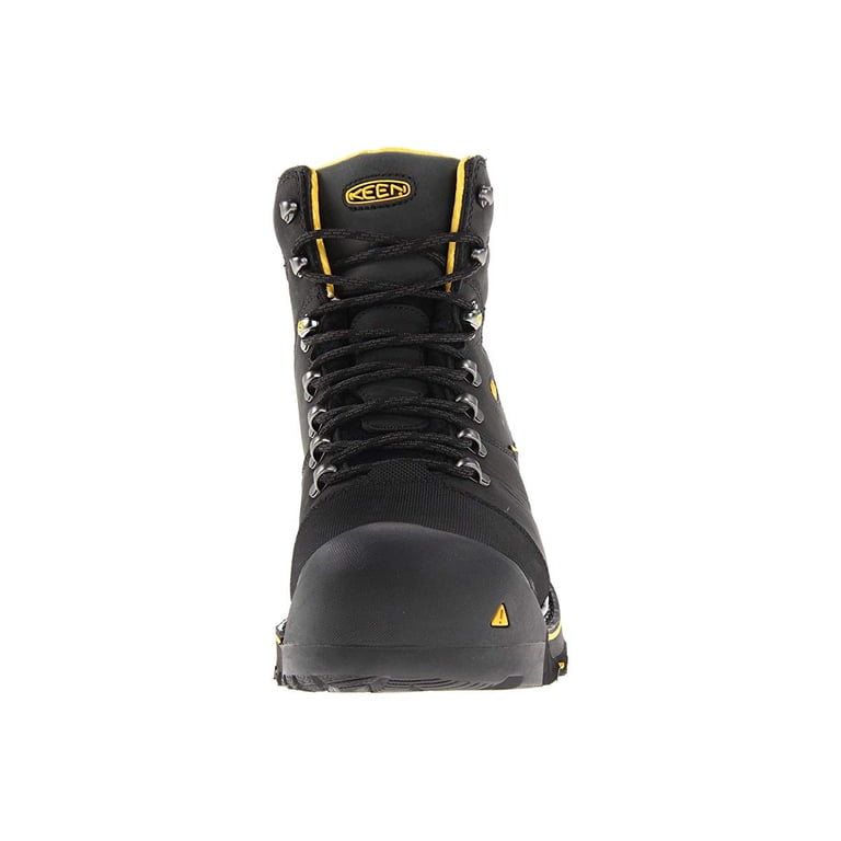 KEEN Utility Mens Milwaukee 6 Steel Toe Work Boot 7.5 Black  display picture 3