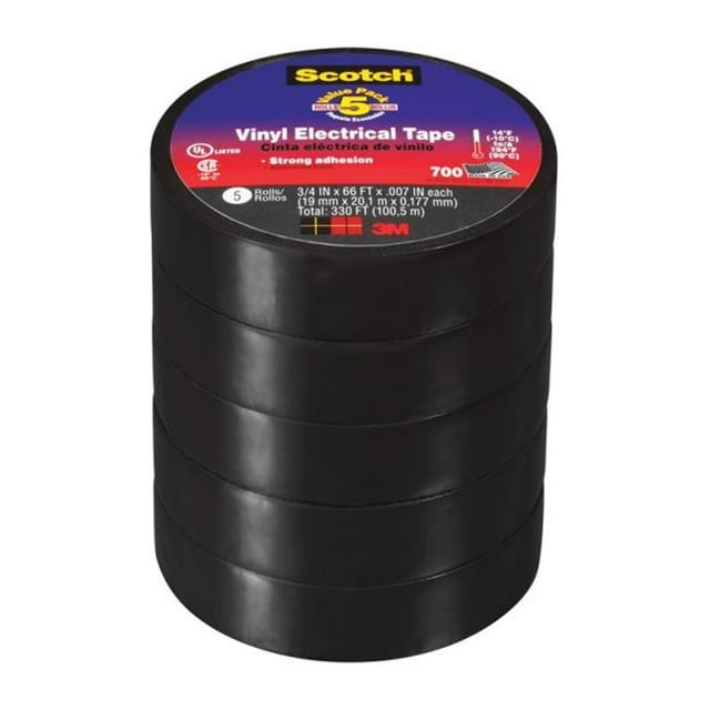 24413-BA-6 Ruban Électrique en Vinyle 0.75 Po Noir