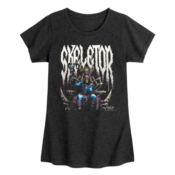 Masters of the Universe - Skeletor Throne - Youth Girls Fitted Short Sleeve T-Shirt