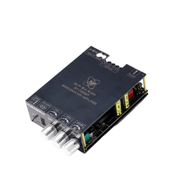 T2002P Upgraded Bluetootooth Audio Amplifier Board 200Wx2 High Power TPA3223 Sound Power Amplifier Module T2002P
