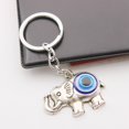 thumbnail image 4 of Blue Eyes Keychain Elephant Turkish Style Alloy Colored Glaze Pendant for Ladies Bag Car Interior, 4 of 8