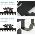 thumbnail image 4 of Llavero de vaca para pared, con 10 ganchos, organizador de llaves de metal, ideal para colgar llaves de granja., 4 of 9