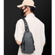 thumbnail image 4 of onlyliua Ofertas Del Día Liquidación Prime Bolso de Pecho para Hombre, Bolso Bandolera, Tendencia Sencilla E Informal, Bolso Multifuncional para Hombre, Mochila Pequeña, Bolso de Pecho de Moda, 4 of 5