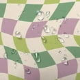 thumbnail image 2 of Cute Purple Shower Curtain, Boho Sage Green Beige Bathroom Decoration Shower Curtain Sets, 72X72in Trendy 60s 70s Aesthetic Cloth Bath Curtain with Hooks, 2 of 6