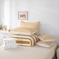 thumbnail image 6 of Erosebridal Modern Lines 7pcs Queen Bedding,Linear Geometric Print Bedding Comforter Set Queen,Polkadot Reversible, 6 of 7