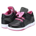 thumbnail image 7 of NEWMALL Toddler Glitter Shoes Girls Flashing Cute Bowknot Sneakers (11 Little Kid,Black), 7 of 7