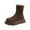 Coffee, variant on Snow Boots for Women,Winter Boots with Side Zipper Ankle Boots and Fluff Boots With Fleece,Fur Lined Short Boots