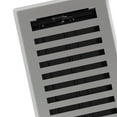 thumbnail image 2 of 4in x 10in Montezuma Style Grey Granite Metal Heating and Cooling Air Floor Register (2 PACK) - Overall 5 1/4" x 11 1/4", 2 of 5