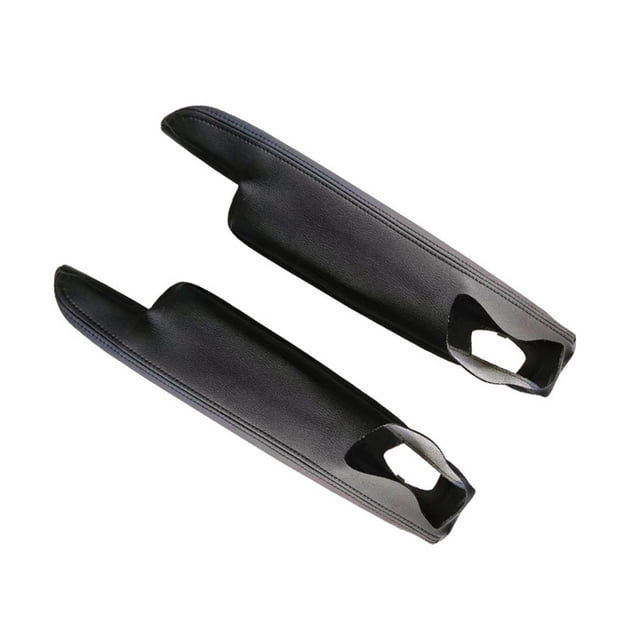 Sidaley Funda para reposabrazos de asiento delantero de cuero de primera calidad, protección impermeable y a prueba de polvo, ajuste Automoción decorativa y accesorios