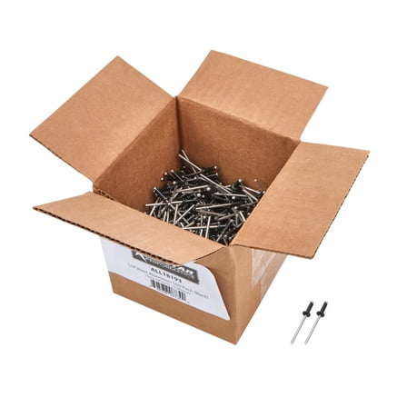 Allstar Performance 1/8in Alum Rivet Black 500pk 1/8in-1/4in