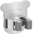 thumbnail image 2 of Cartoon Bear Stainless Steel Mop Holder No Punch Bathroom Mop Rack Strong Storage Solution 5ml, 2 of 4