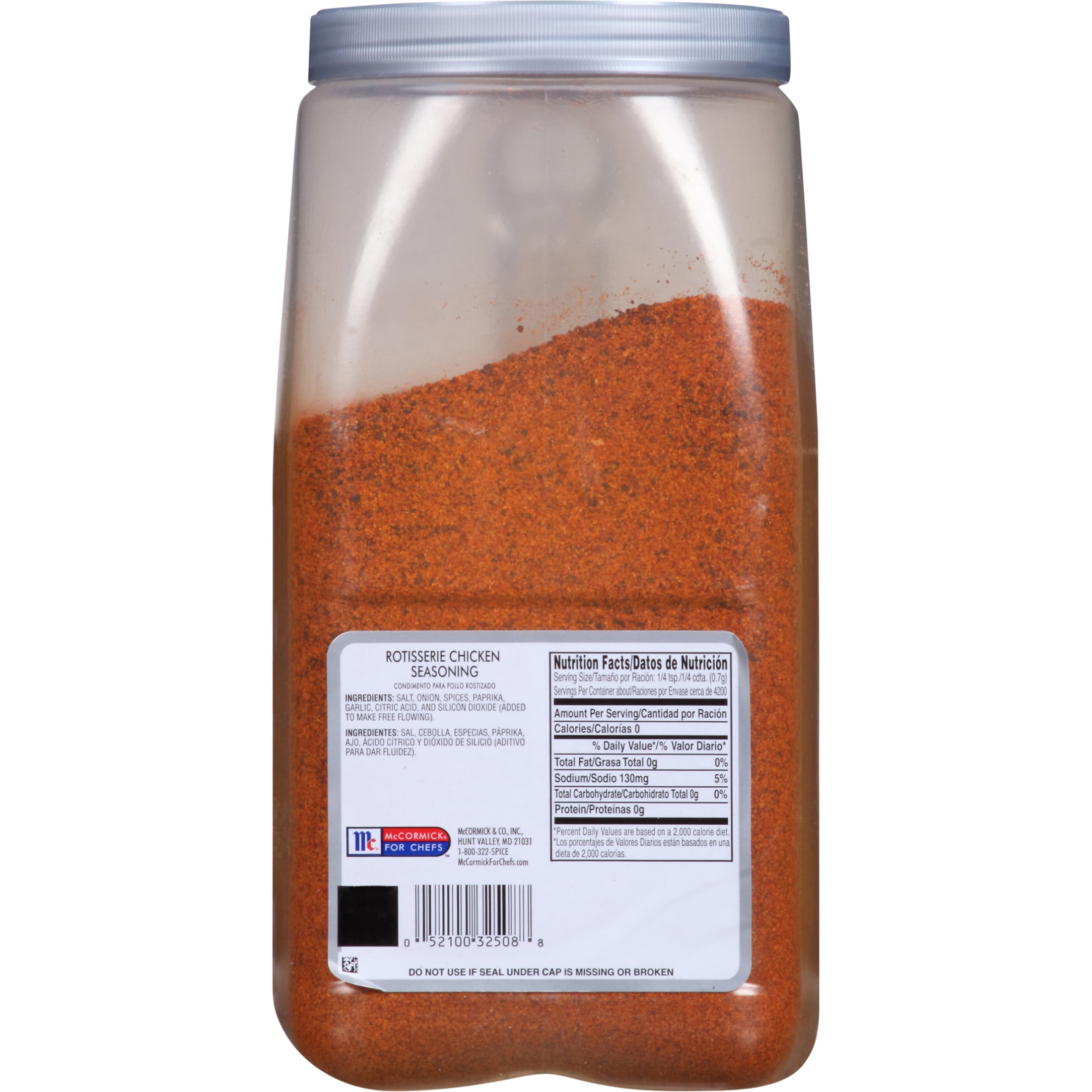 McCormick Culinary Kosher Rotisserie Chicken Seasoning, 6.5 lb Jug