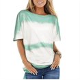 thumbnail image 1 of Nouveau Haut Imprimé pour Femmes, Col Rond, Manches Courtes, T-Shirt Ample, 1 of 1