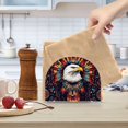 thumbnail image 2 of Yayeee Napkin Holder for Table Set of 2 Kitchen Paper Tissue Organization, Brown Abstract Eagle, 2 of 8