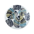 thumbnail image 3 of Hometrends Tropical Leaf Glass Birdbath with Stand, 3 of 8