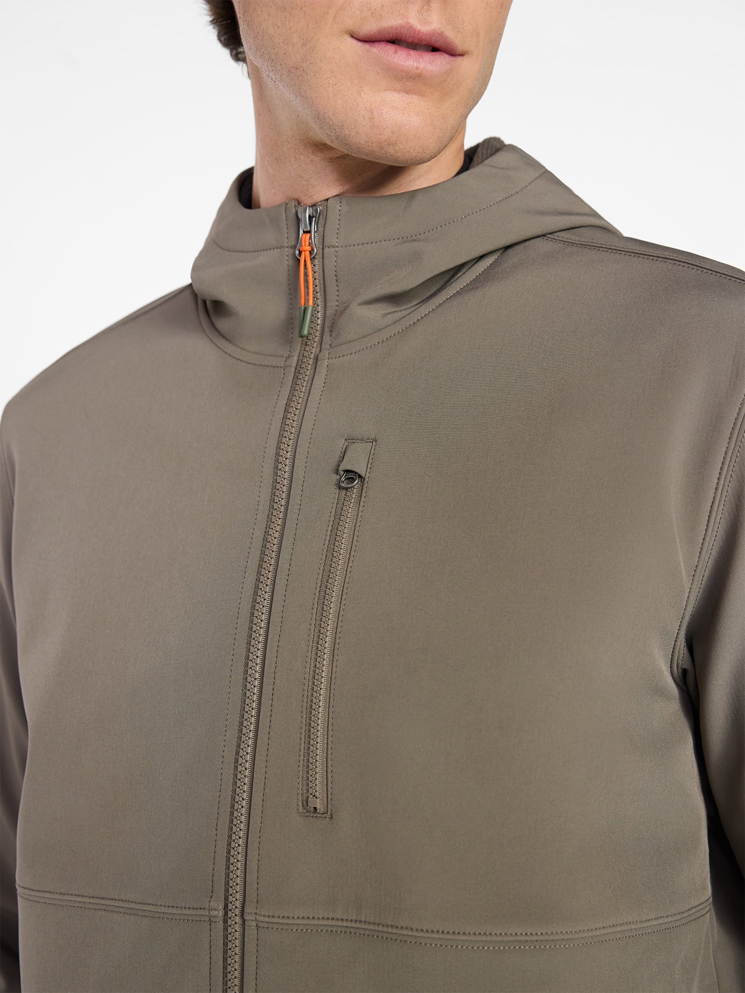 Ozark Trail Men's & Big Men's Softshell Jacket with Hood, Sizes S-3XL