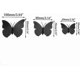 thumbnail image 3 of 2 Piece 3d Butterflies Stickers Removable Reusable Wall Decal Waterproof Pvc Sticker Home Diy Wall Art Mural Decoration For Bedroom Apartment Glue Dot, 3 of 5