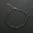thumbnail image 2 of UDIYO Fashion Wave Chain Black Beads Charm Choker Party Short Necklace Women Jewelry, 2 of 5
