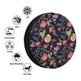 thumbnail image 4 of Naloa Flower PVC Leather Spare Tire Wheel Cover for Car Truck SUV Camper Trailer Universal Fit many size17 inch, 4 of 6