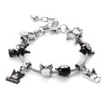 thumbnail image 4 of Kuromi-Pulseras con dijes de Sanrio para mujer, colgante de figura de dibujos animados, cadenas de mano, cuentas Kuromi, brazaletes Diy, regalos de joyería de moda, 4 of 4