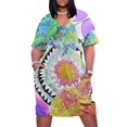 thumbnail image 2 of No hay lugar como el hogar vestido suelto con bolsillos vestidos de fiesta vestidos de mujer verano mujer 2025 vestido de noche, 2 of 7