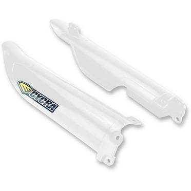 Cycra White Plastic Lower Front Fork Guards (1CYC-6903-42)