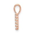 thumbnail image 2 of 14k Rose Gold Diamond Number 1 Pendant, 2 of 4