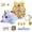 Seal, variant on Rainbocorns Epic Golden Egg Reindeer – Giant Egg with Over 25 Golden Surprises by ZURU