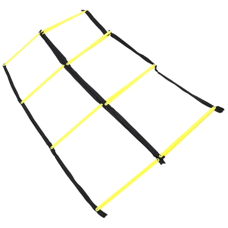 ELAYARD Yellow Agility Ladder for Football Soccer Training, Foldable Speed Ladder for Quick Footwork Drills