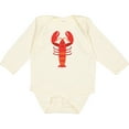 thumbnail image 3 of Inktastic Lobster Distressed Ocean Creature Boys or Girls Long Sleeve Baby Bodysuit, 3 of 5