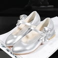 thumbnail image 4 of Zapatos de tacón alto para niñas, zapatos de princesa, zapatos de vestir, zapatos de alto rendimiento, zapatos de cristal para niñas pequeñas, 4 of 5