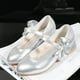 thumbnail image 4 of Zapatos de tacón alto para niñas, zapatos de princesa, zapatos de vestir, zapatos de alto rendimiento, zapatos de cristal para niñas pequeñas, 4 of 5