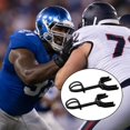 20 Pack Sports Mouthguards with Adjustable Tether, Silicone, Black, 8. ...