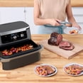 thumbnail image 4 of Ninja Foodi 11 Quart 7-in-1 MegaZone XL FlexBasket Air Fryer, Basket Divider for Full Meals, Air Fry, Roast, Grey (Renewed), 4 of 5