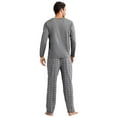 thumbnail image 3 of New men's long-sleeved long pants casual comfortable home wear set that can be worn outside, 3 of 4