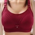 thumbnail image 2 of Dreluolixuan Wireless Pushup Bra for Women Bras Full Coverage Push Up Padded Wide Straps Bralettes Breathable Everyday Underwear, 2 of 8