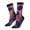 3 Black, variant on Vintage USA Flag Print Adult Socks for Men & Women,Calf Socks, Ankle Socks,Boots Socks,Breathable Casual Sock,Unisex Crew Socks