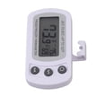 thumbnail image 5 of Refrigerator Thermometer Memory Function ABS Body White °C °F Switched Small Compact Digital Freezer Thermometer with Hook, 5 of 5